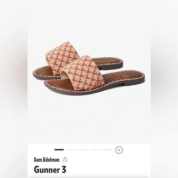 New Jeffrey Campbell Leno pointed toe flat slide mules, cream. Sz 8, Orig $135 - Picture 9 of 14